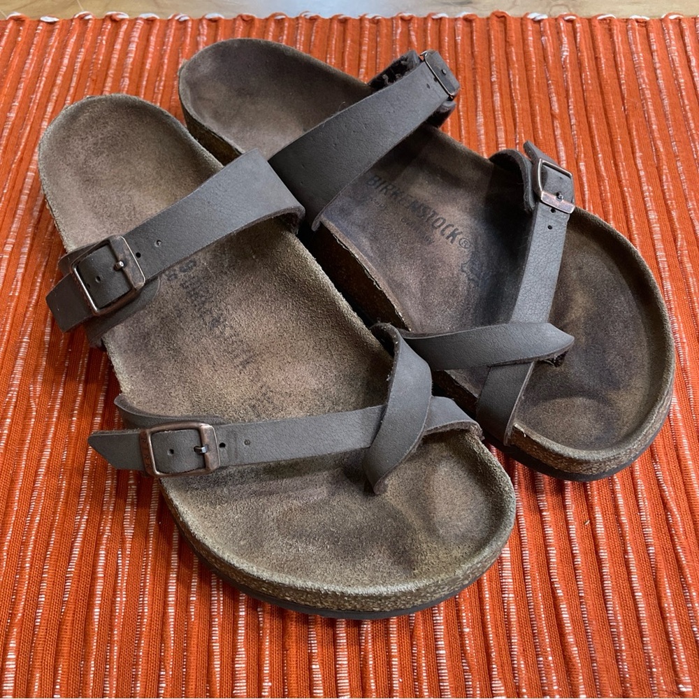 Birkenstock Mayari Leather Sandals 39 (8.5-9)